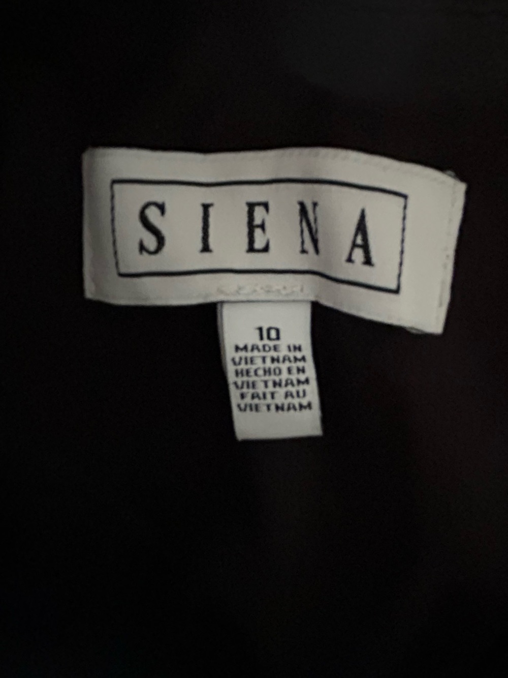 Siena Studio Black Strapless Slip Dress with Gold Chain Straps - Picture 7 of 7